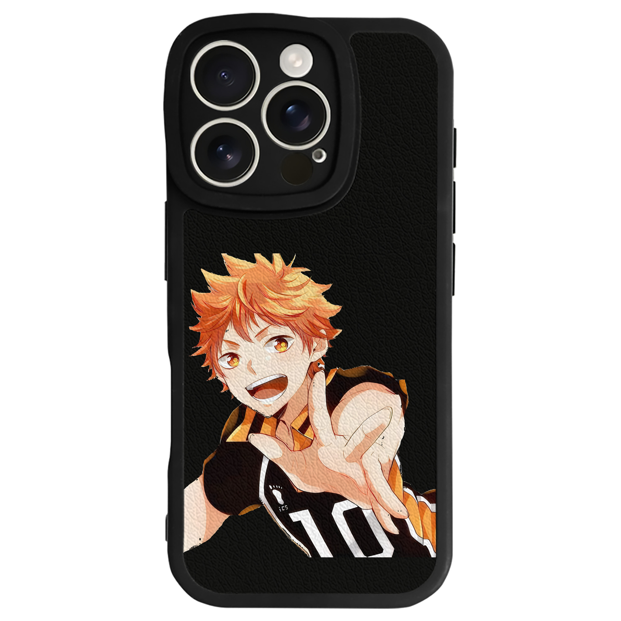 （画像用） ハイキュー!! Haikyu!! 【iPhone 16シリーズ対応】シリコンスマホケース（レザー調） 材質：シリコン